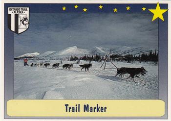 1992 MotorArt Iditarod Sled Dog Race #6 Trail Marker Front